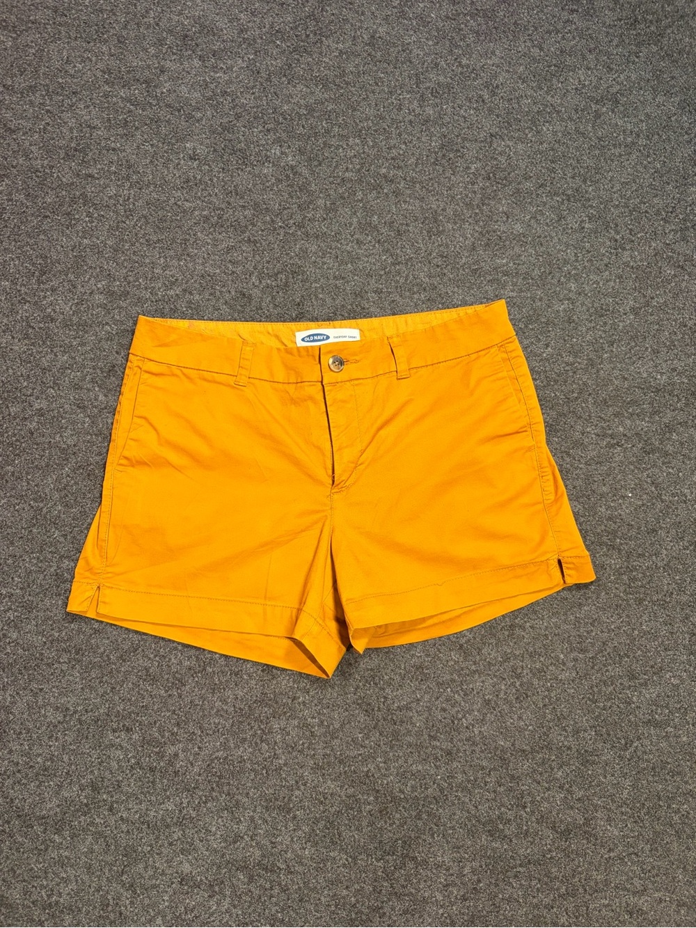 Old Navy Women's Bright Orange Chino Bermuda Shorts
